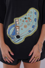 CLOGS SHOULDER PADDED TEE