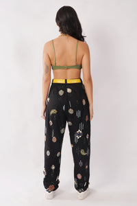 Embellished Pants, back view